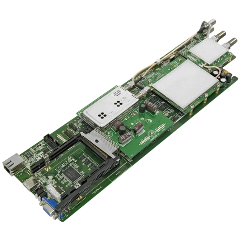 Модуль профессионального DVB-T2 приёмника и двойного аналогового модулятора PBI DMM-1701PM-04T2